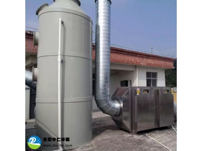 汽車(chē)噴涂車(chē)間廢氣處理（水噴淋+光催化）